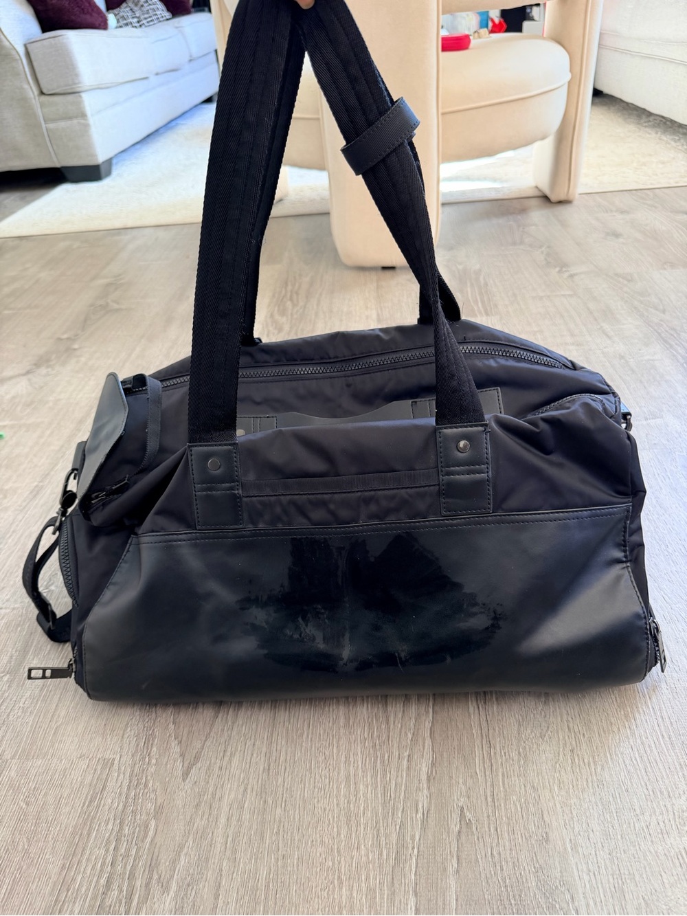 lululemon athletica Black Duffel Bag